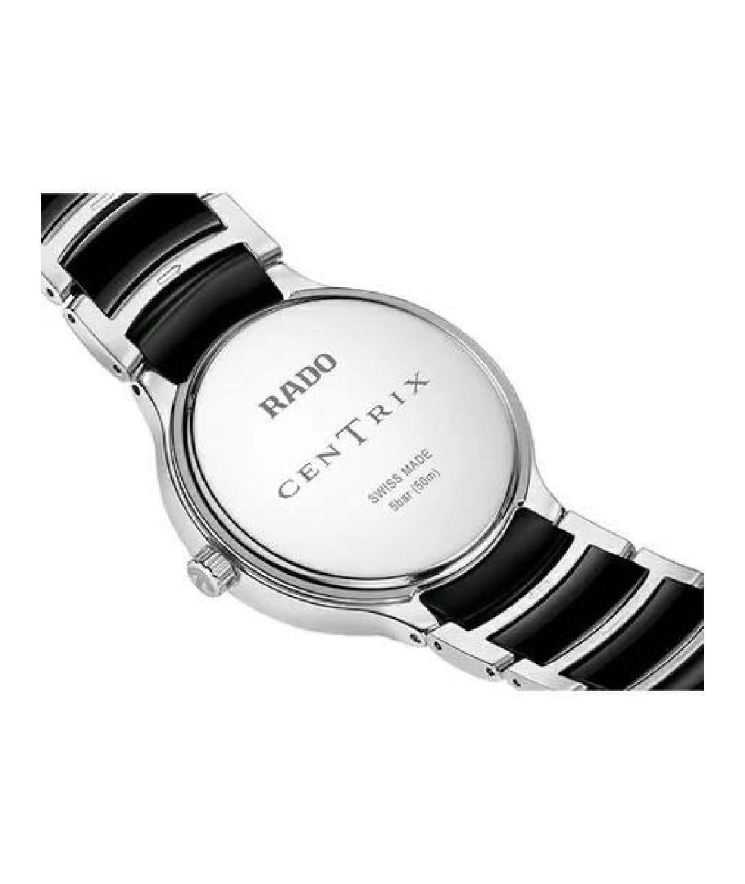 RADO Черные стальные часы, фото 2