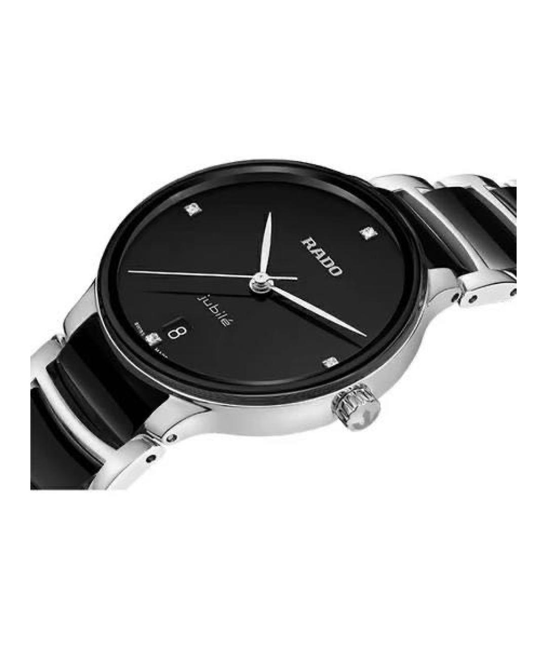 RADO Черные стальные часы, фото 3