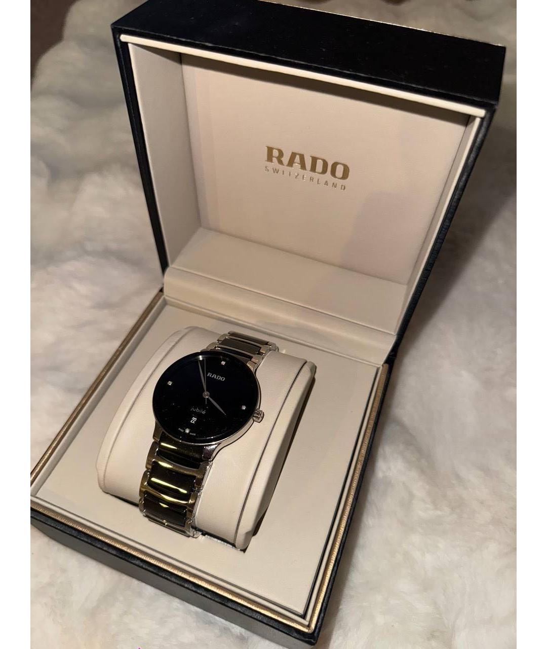 RADO Черные стальные часы, фото 4