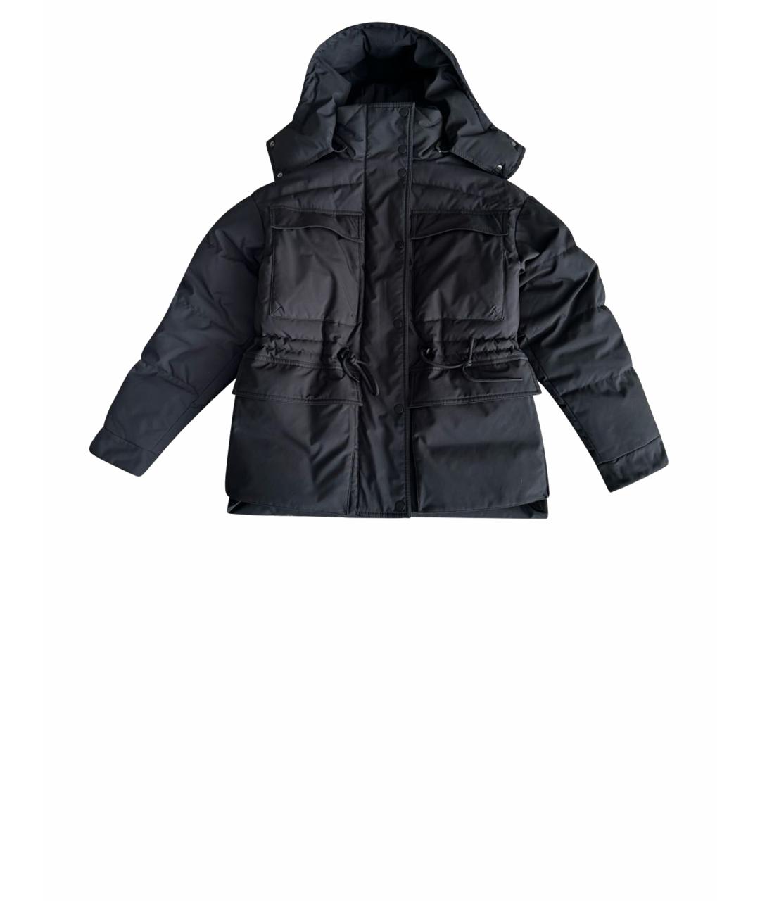 12 STOREEZ Черный полиэстеровый пуховик, фото 1