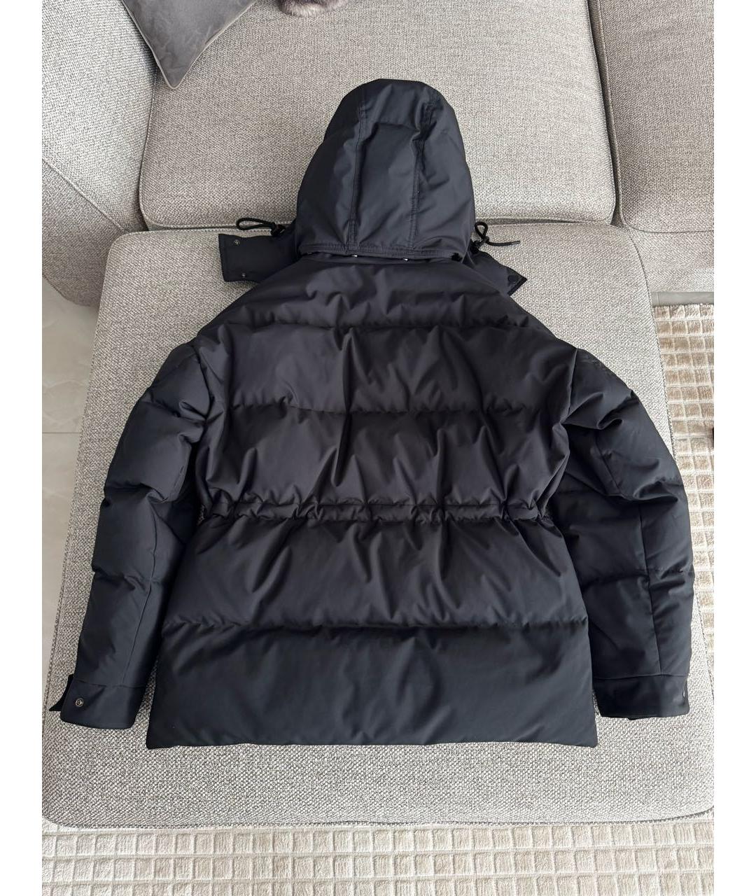 12 STOREEZ Черный полиэстеровый пуховик, фото 2