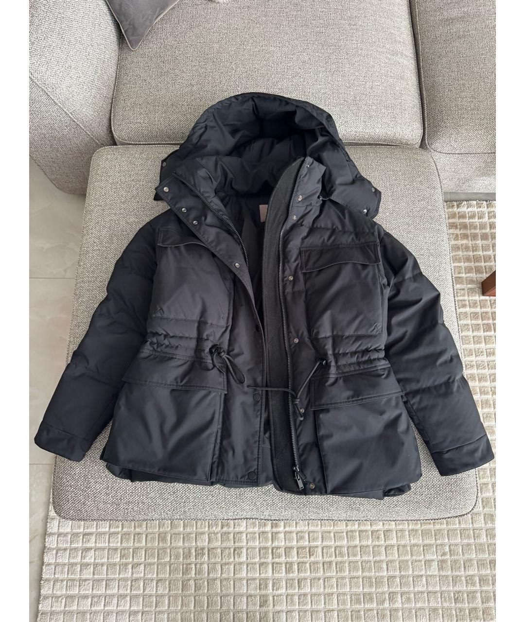 12 STOREEZ Черный полиэстеровый пуховик, фото 4