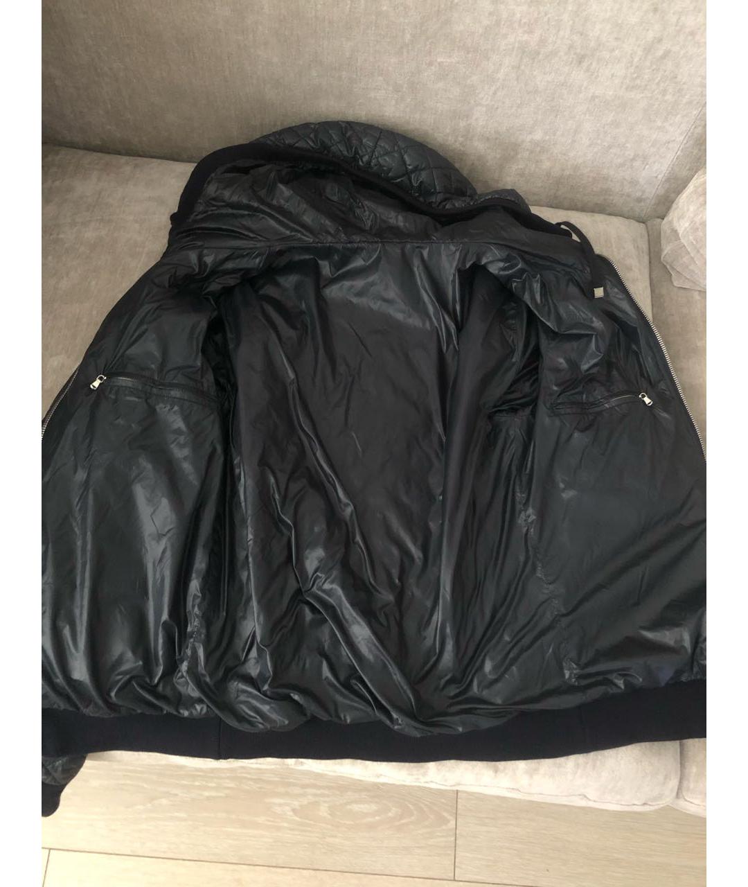 DOLCE&GABBANA Темно-синяя полиамидовая куртка, фото 6