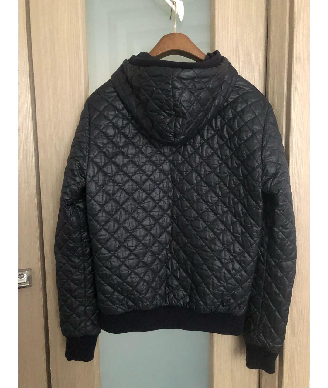 DOLCE&GABBANA Темно-синяя полиамидовая куртка, фото 2