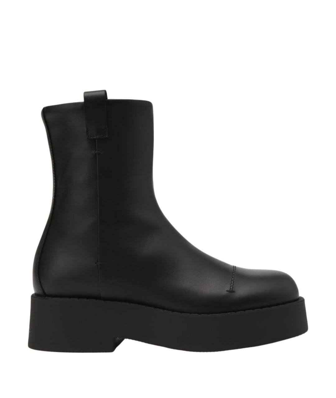 PREMIATA Черные кожаные ботинки, фото 1