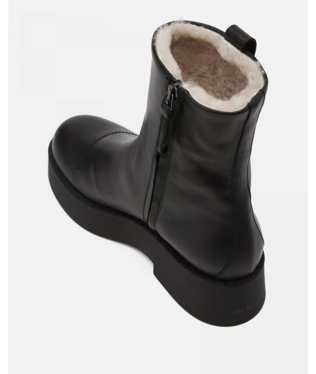 PREMIATA Черные кожаные ботинки, фото 2