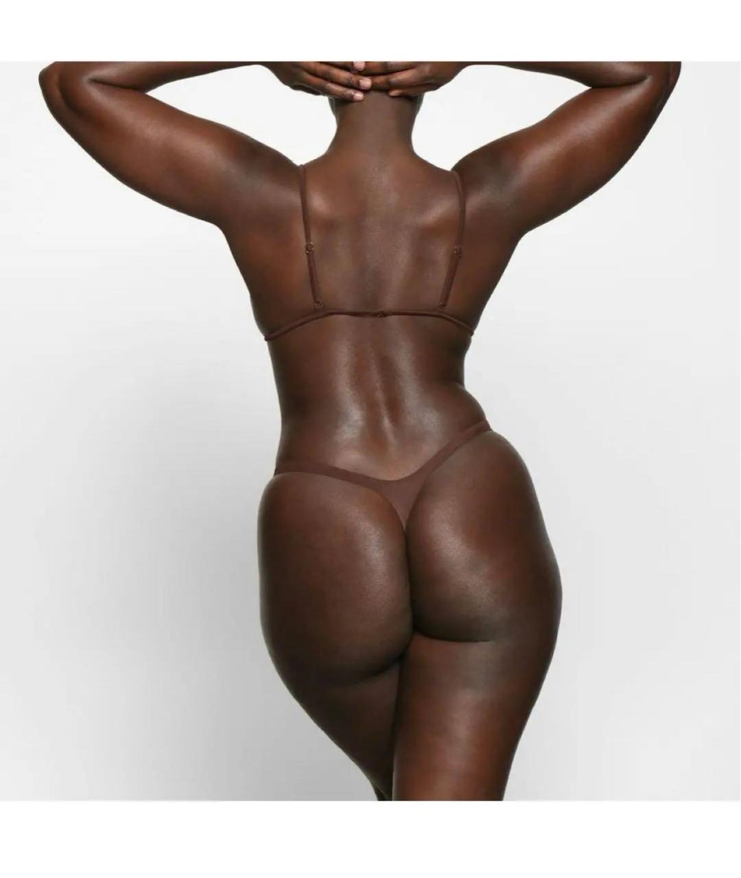 SKIMS Коричневый синтетический купальник, фото 4