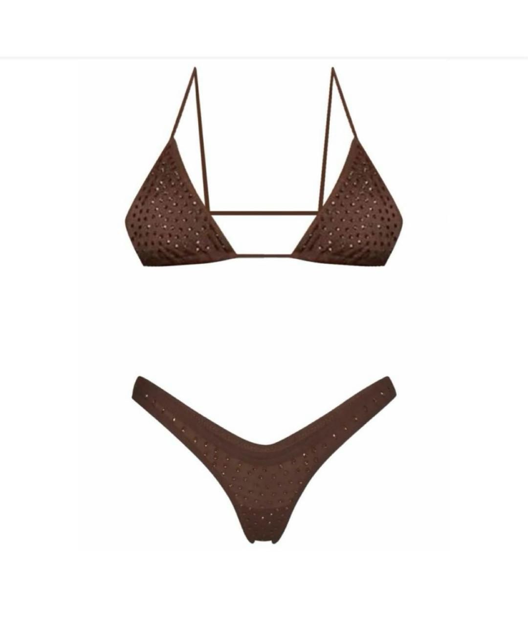 SKIMS Коричневый синтетический купальник, фото 1