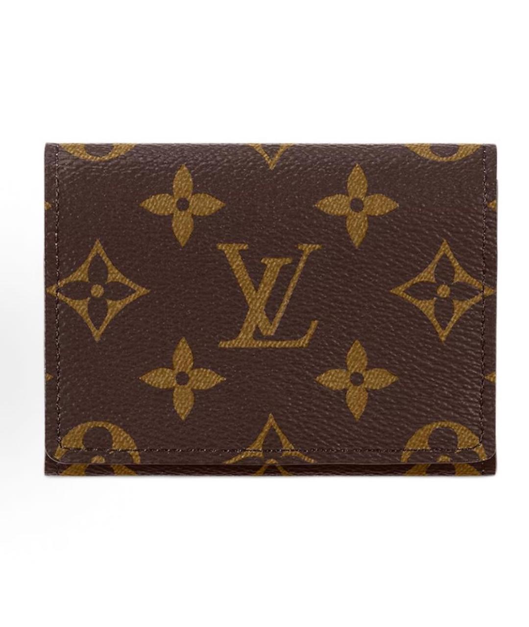 LOUIS VUITTON Коричневый кошелек, фото 4