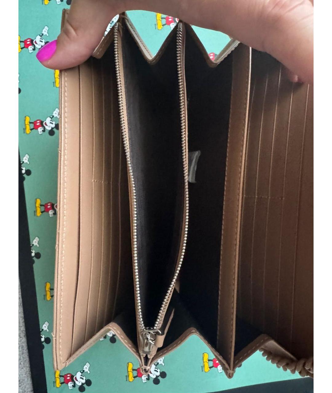 GUCCI Бежевая кожаная сумка через плечо, фото 4