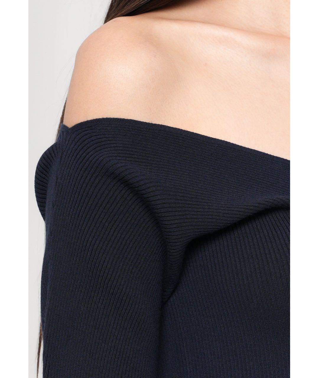 WEEKEND MAX MARA Синий вискозный джемпер / свитер, фото 4