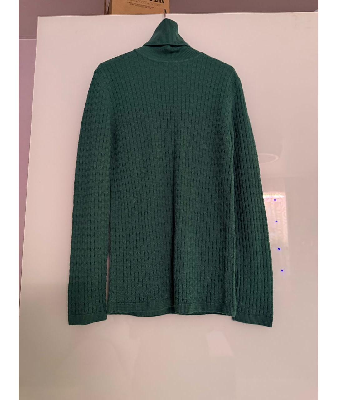 M MISSONI Зеленая вискозная водолазка, фото 5