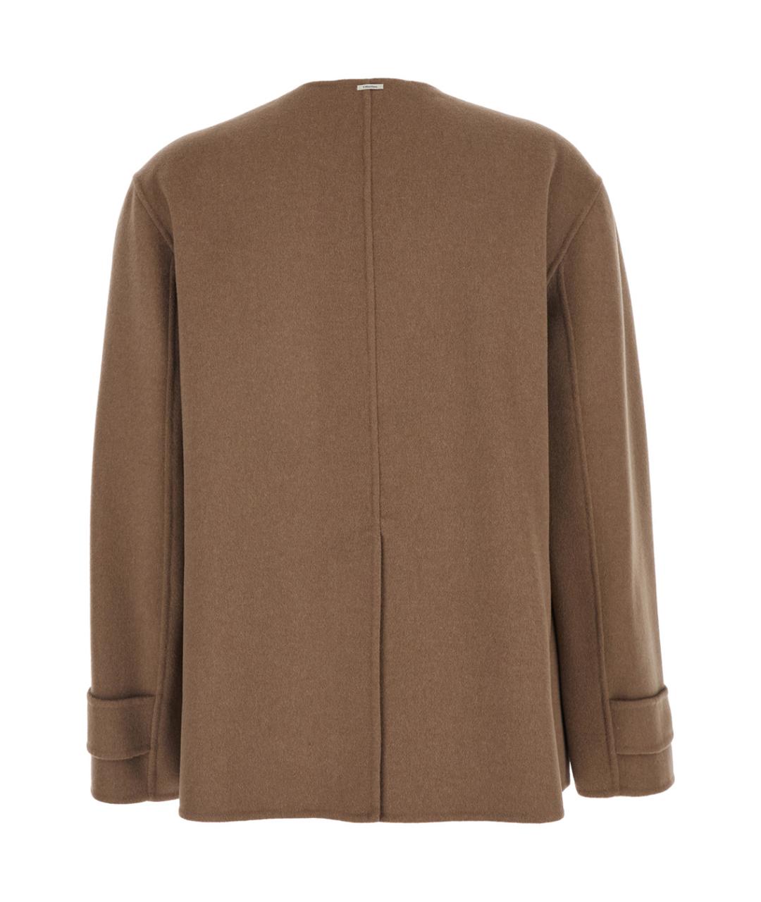 'S MAX MARA Коричневый шерстяной жакет/пиджак, фото 2