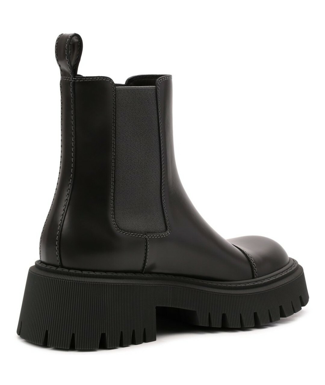 BALENCIAGA Черные кожаные ботинки, фото 3