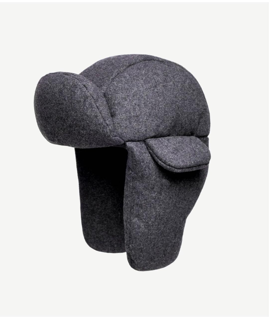 RUSLAN BAGINSKIY Серая шерстяная шапка, фото 5