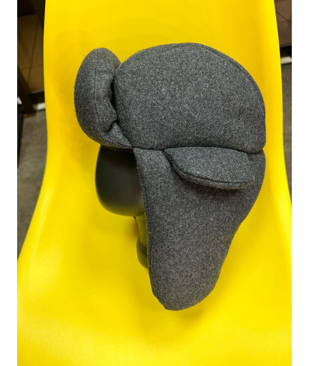 RUSLAN BAGINSKIY Серая шерстяная шапка, фото 3