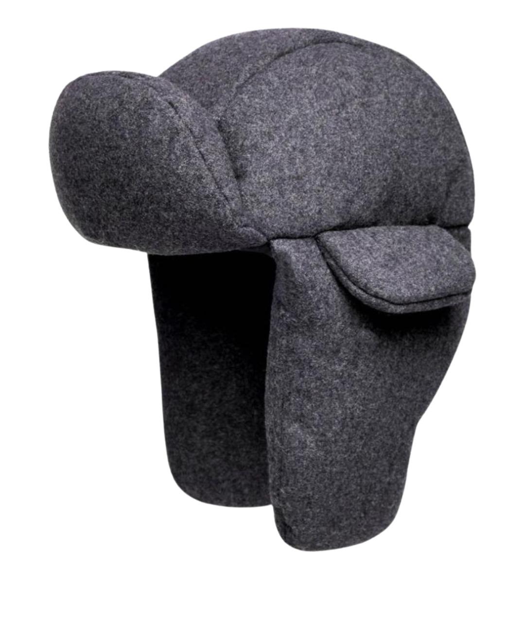 RUSLAN BAGINSKIY Серая шерстяная шапка, фото 1