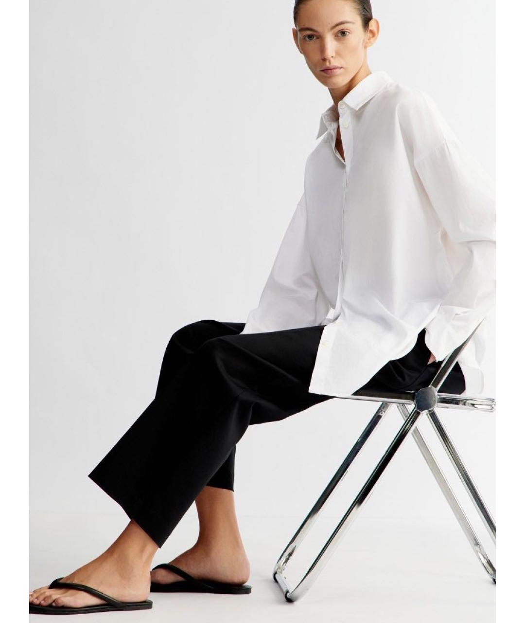 12 STOREEZ Белая хлопковая рубашка, фото 4