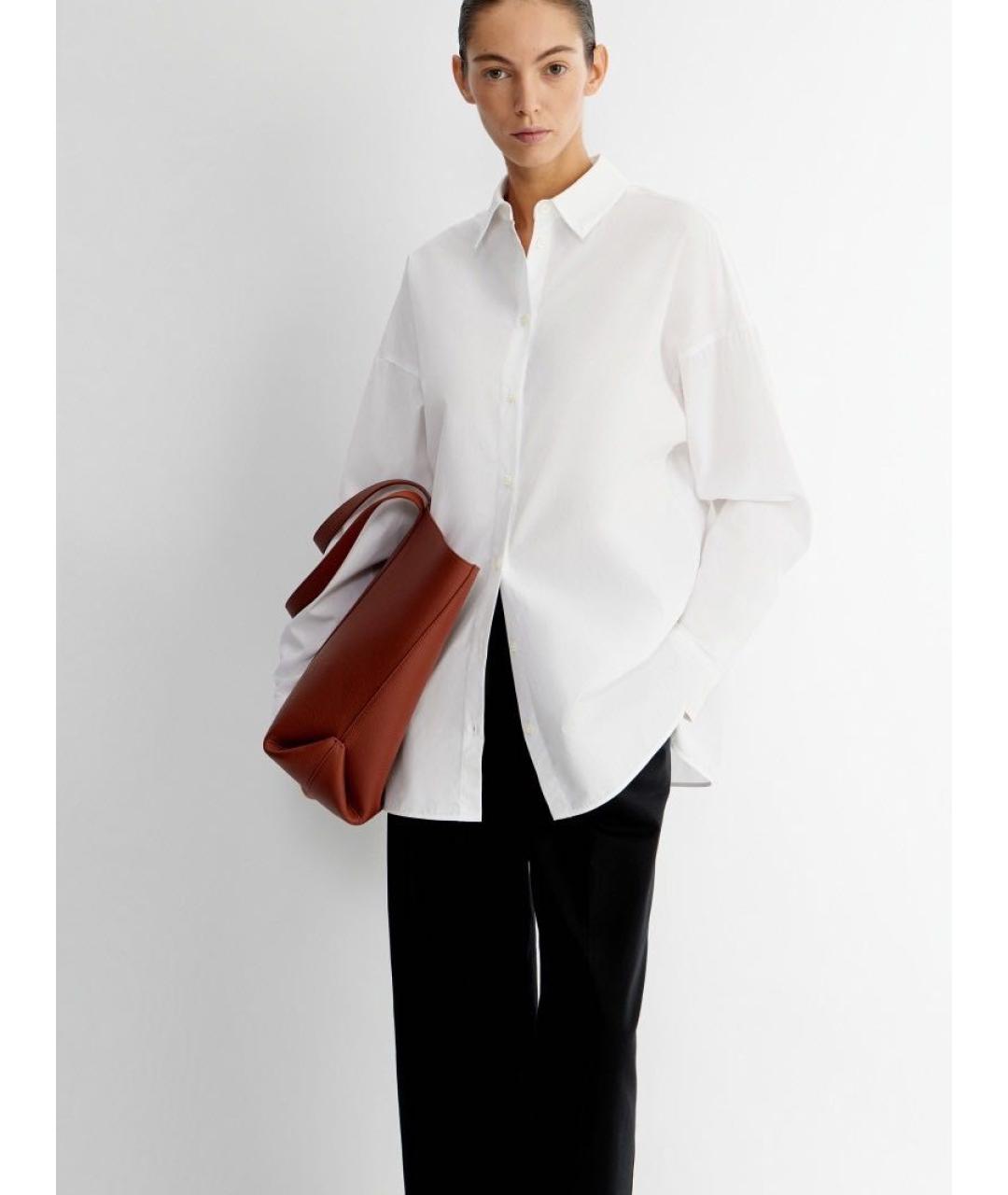 12 STOREEZ Белая хлопковая рубашка, фото 5