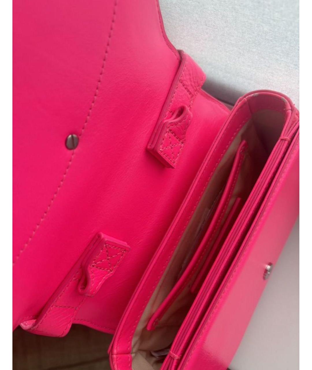 DIESEL Розовая сумка с короткими ручками из искусственной кожи, фото 2