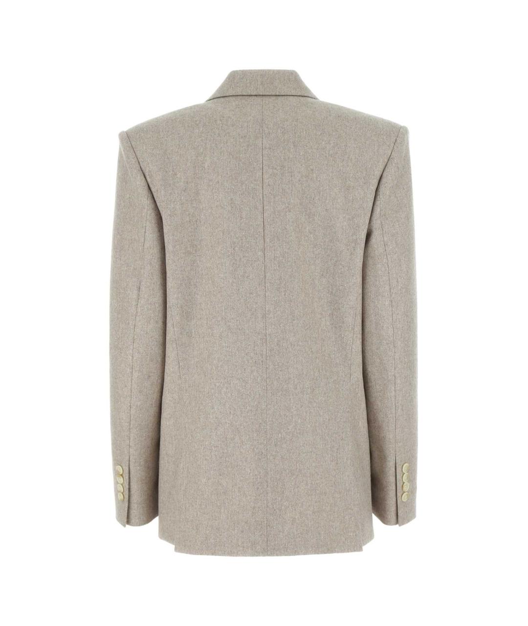 THE ANDAMANE Серый шерстяной жакет/пиджак, фото 2