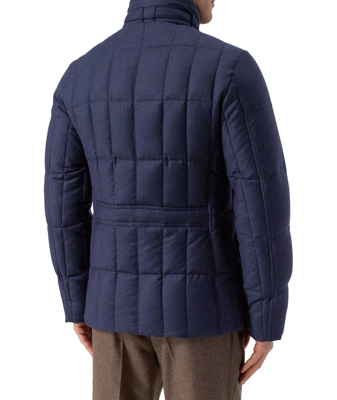 MOORER Темно-синий шерстяной пуховик, фото 6