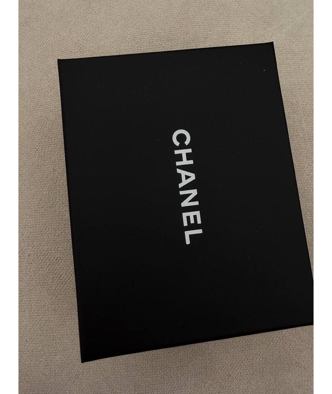 CHANEL Серебряные металлические серьги, фото 2