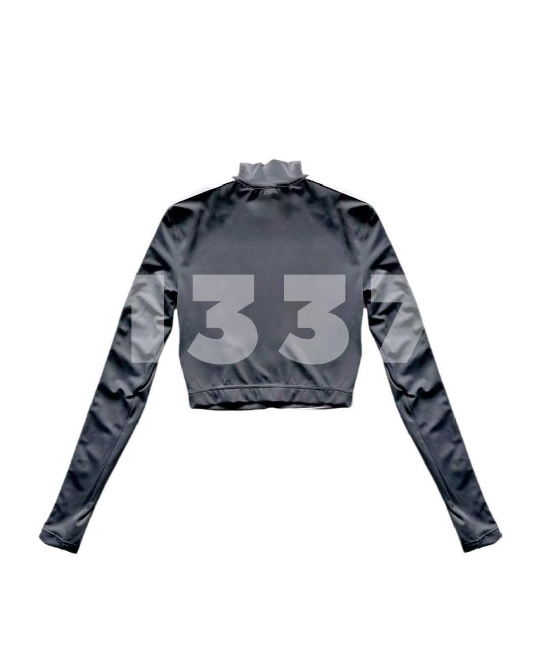 PALM ANGELS Серая полиамидовая спортивная куртка, фото 3