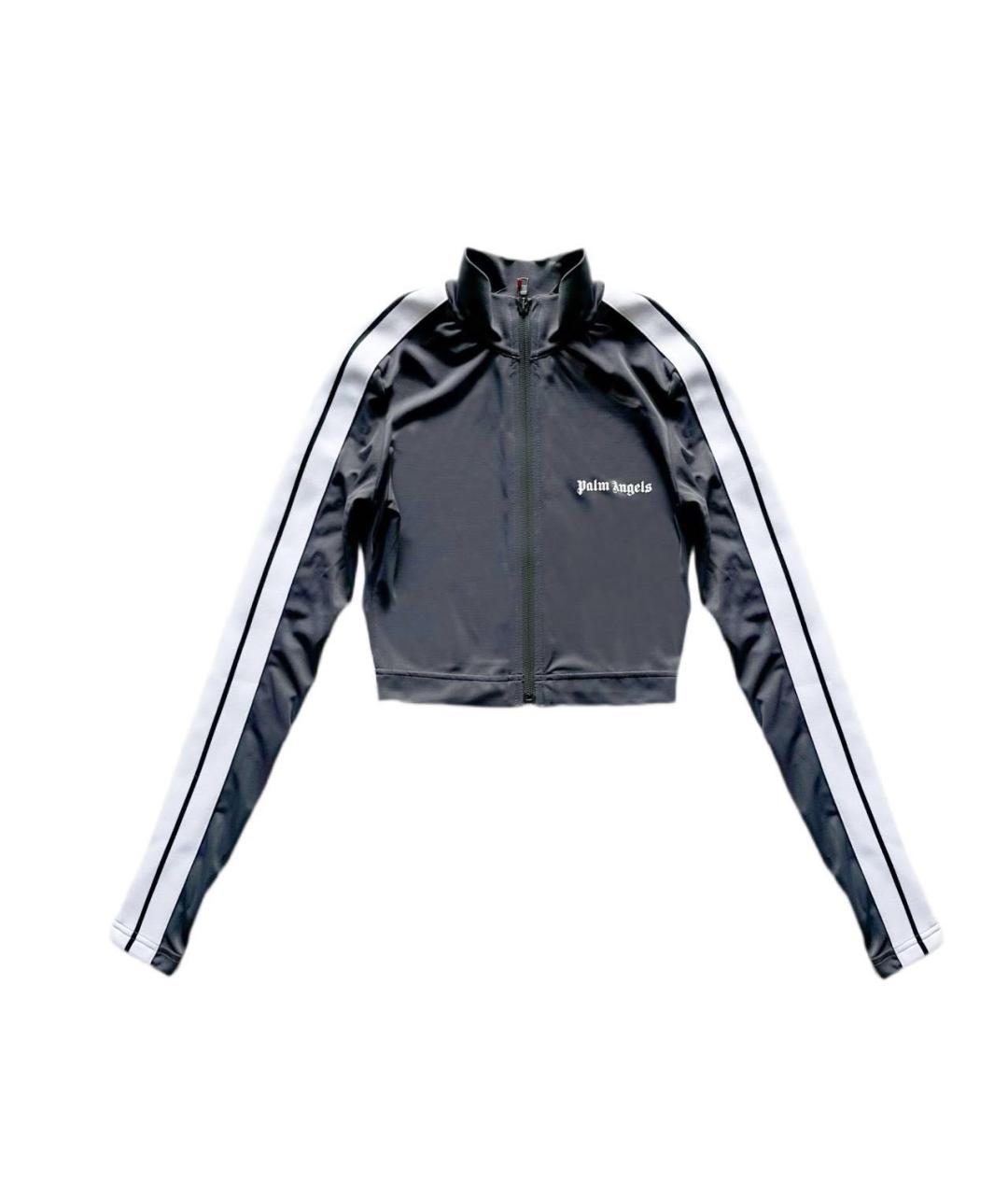 PALM ANGELS Серая полиамидовая спортивная куртка, фото 1