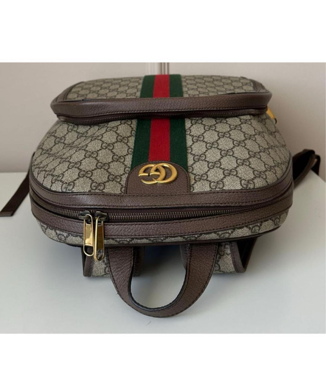 GUCCI Бежевый рюкзак, фото 6