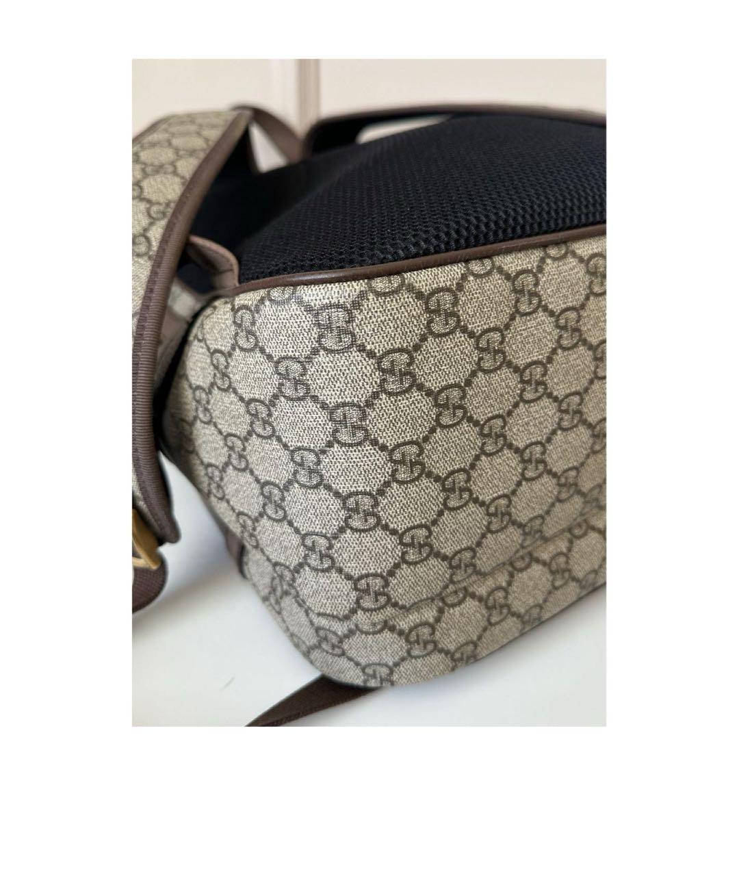 GUCCI Бежевый рюкзак, фото 7