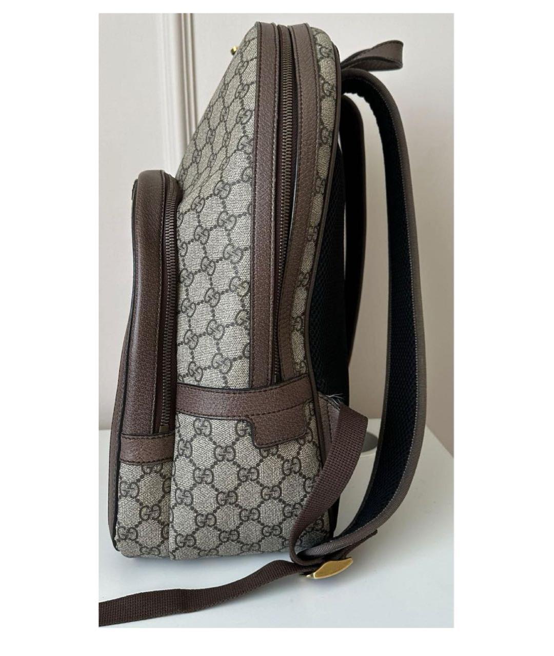 GUCCI Бежевый рюкзак, фото 4