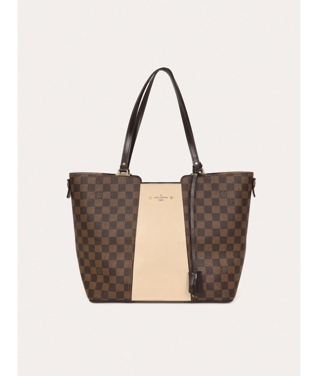 LOUIS VUITTON Коричневая сумка тоут, фото 8