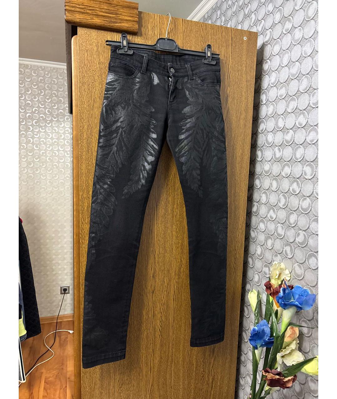 GUCCI Черные хлопко-эластановые джинсы слим, фото 9