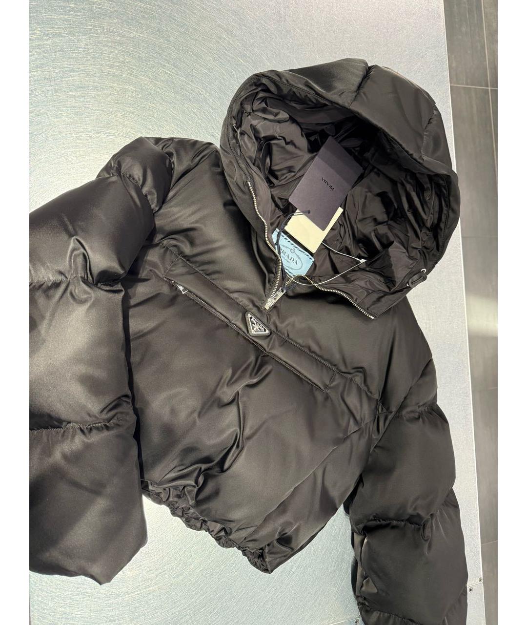 PRADA Черный пуховик, фото 3