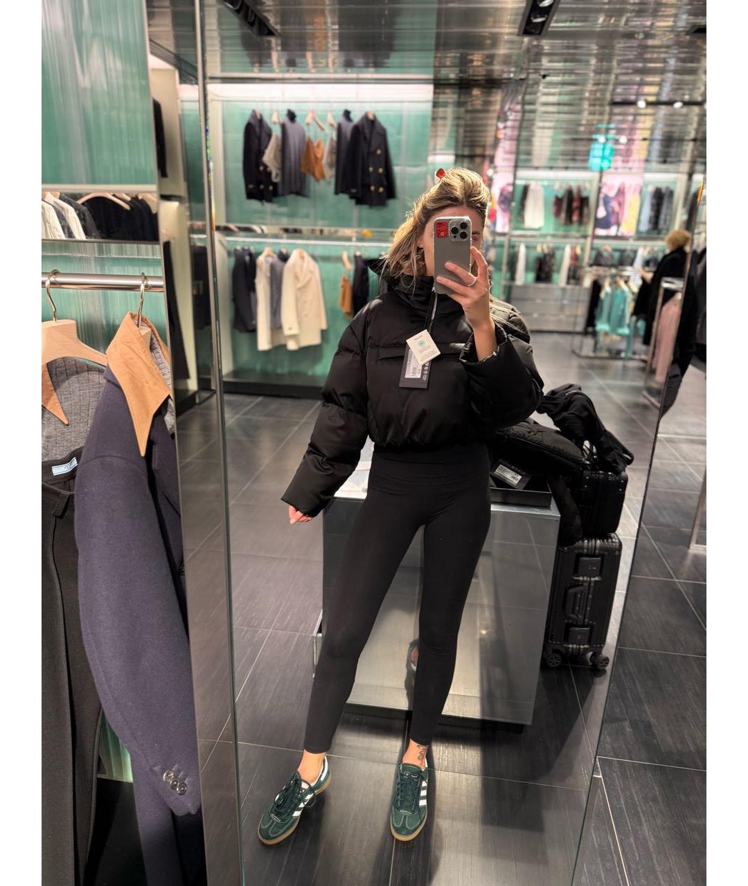 PRADA Черный пуховик, фото 4