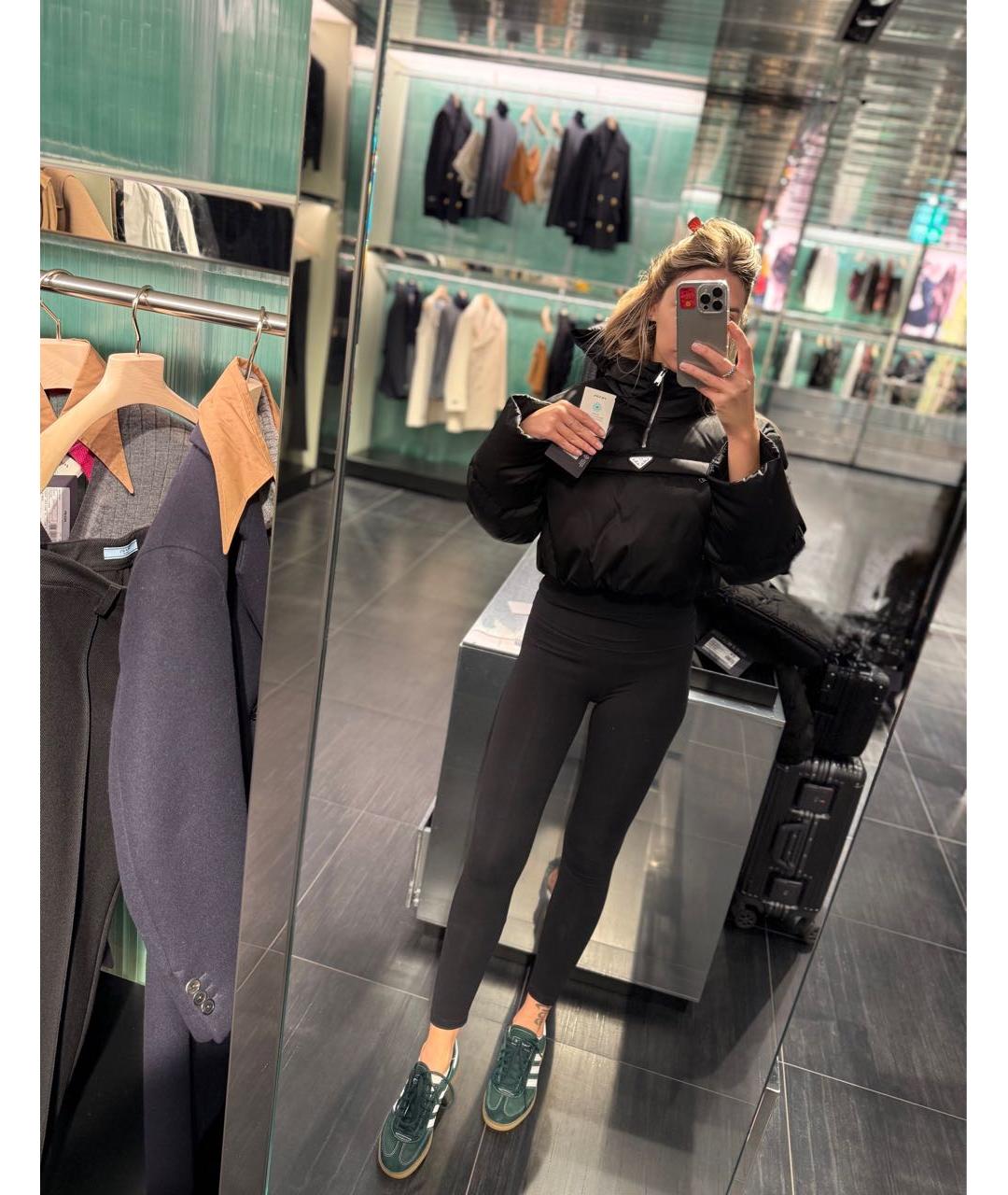 PRADA Черный пуховик, фото 8