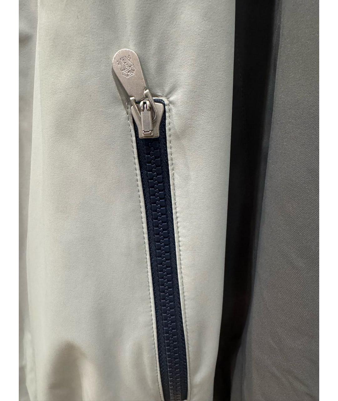 BRUNELLO CUCINELLI Серая полиэстеровая куртка, фото 6
