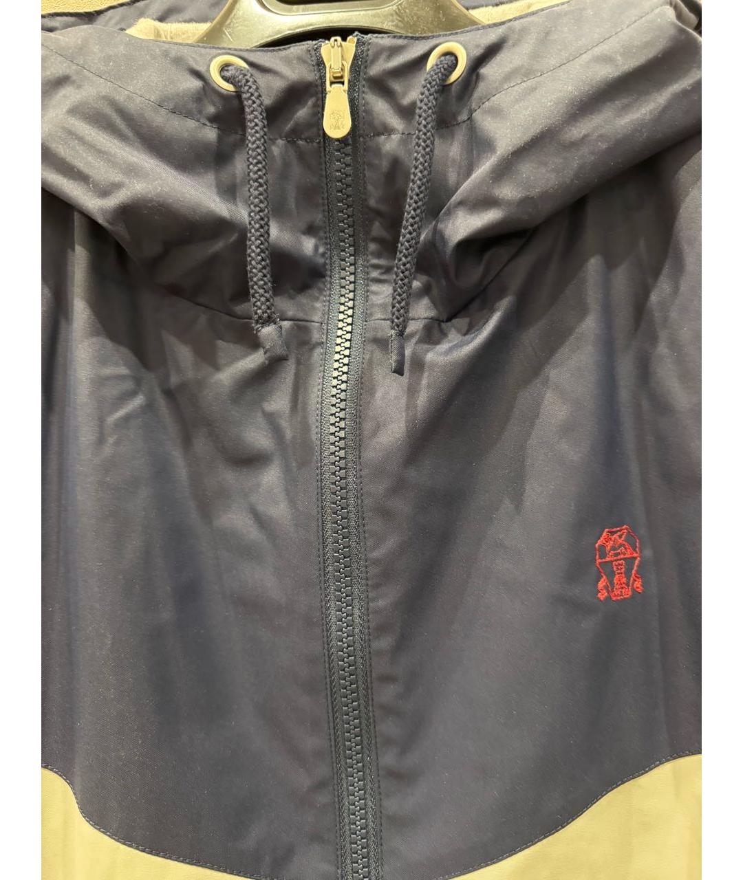 BRUNELLO CUCINELLI Серая полиэстеровая куртка, фото 3