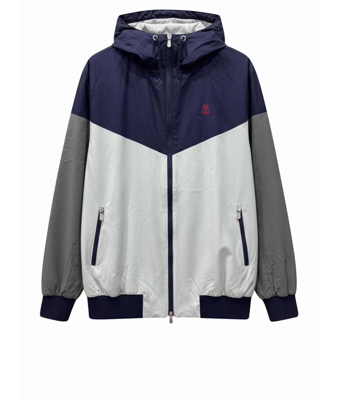 BRUNELLO CUCINELLI Серая полиэстеровая куртка, фото 1