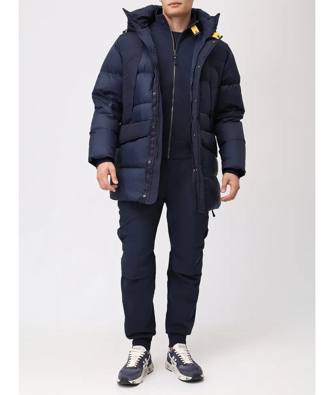 PARAJUMPERS Синий полиамидовый пуховик, фото 2