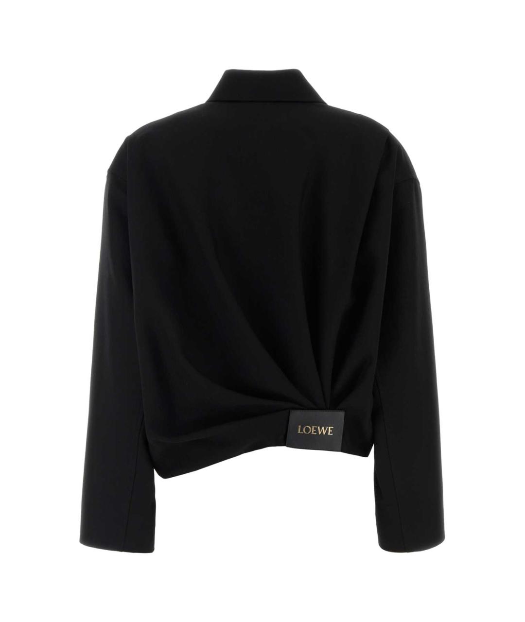 LOEWE Черная шерстяная куртка, фото 2