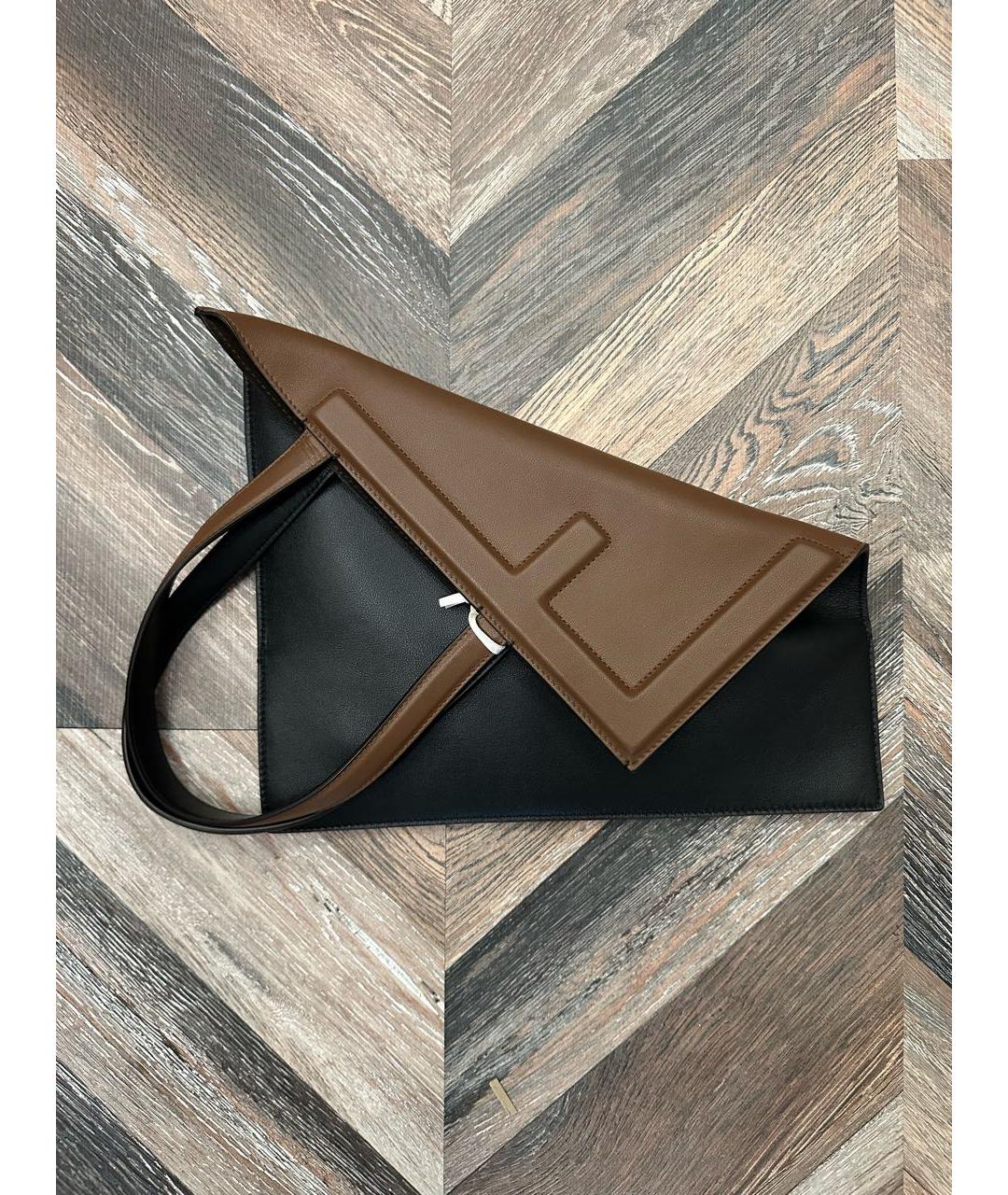 FENDI Мульти кожаная сумка с короткими ручками, фото 2