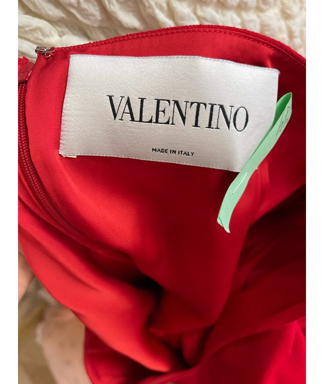 VALENTINO Красное хлопко-эластановое коктейльное платье, фото 6