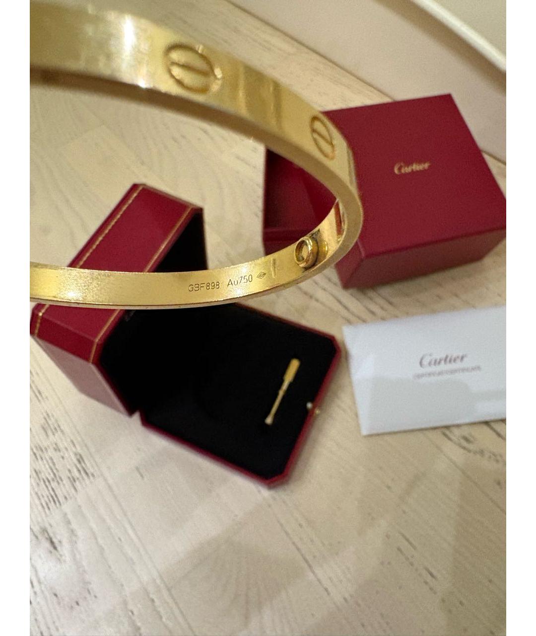 CARTIER Золотой браслет из желтого золота, фото 4