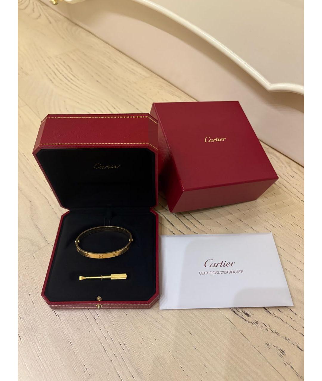 CARTIER Золотой браслет из желтого золота, фото 6