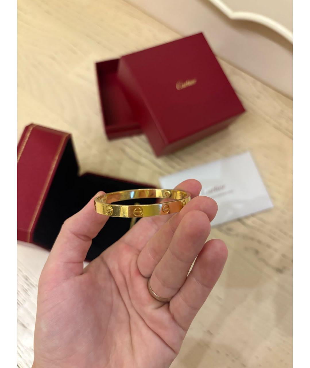 CARTIER Золотой браслет из желтого золота, фото 9