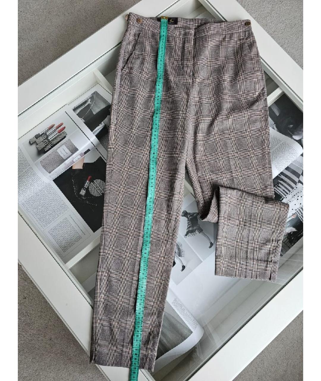 LORO PIANA Бежевые хлопковые прямые брюки, фото 6