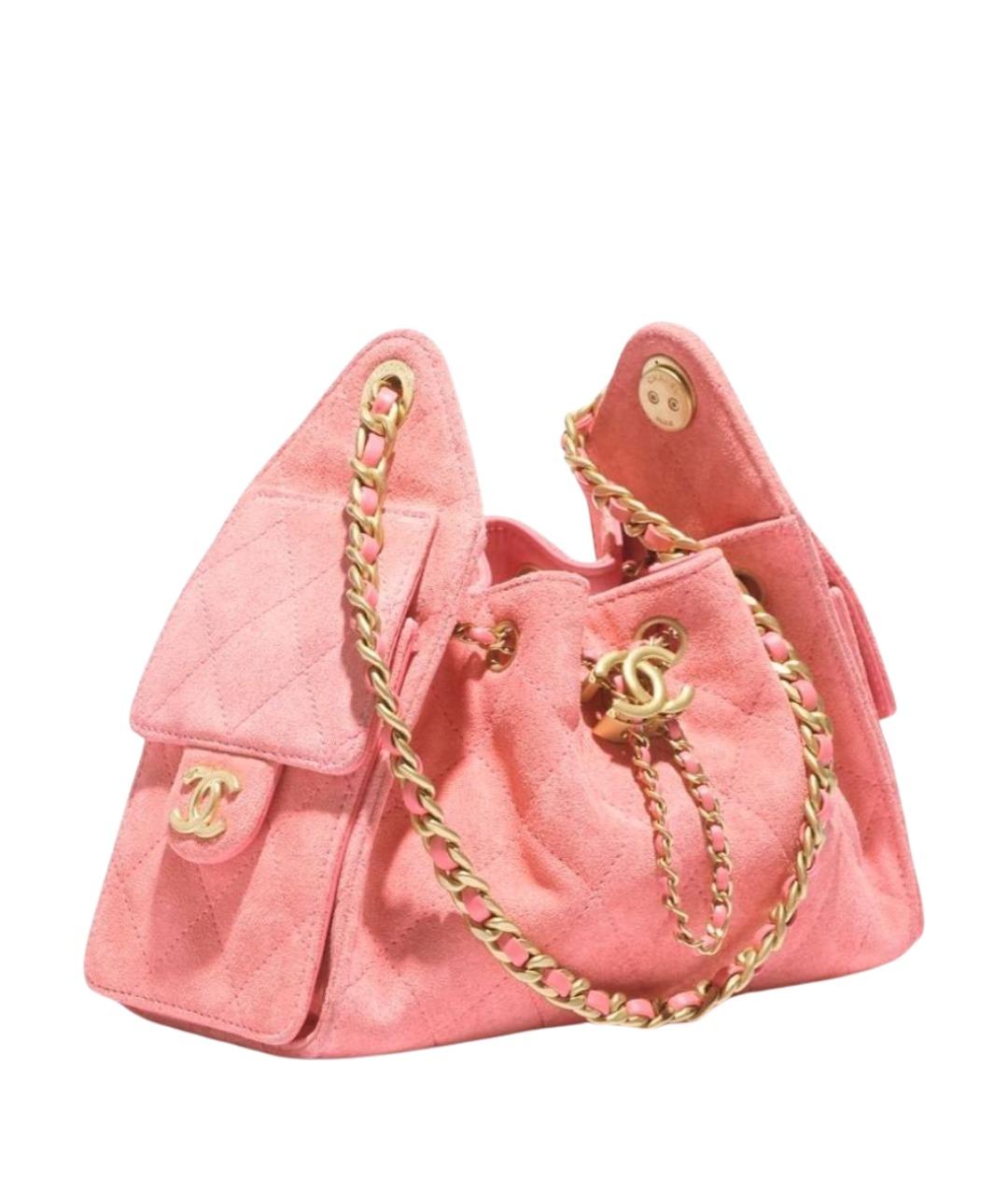 CHANEL Коралловая сумка с короткими ручками, фото 1