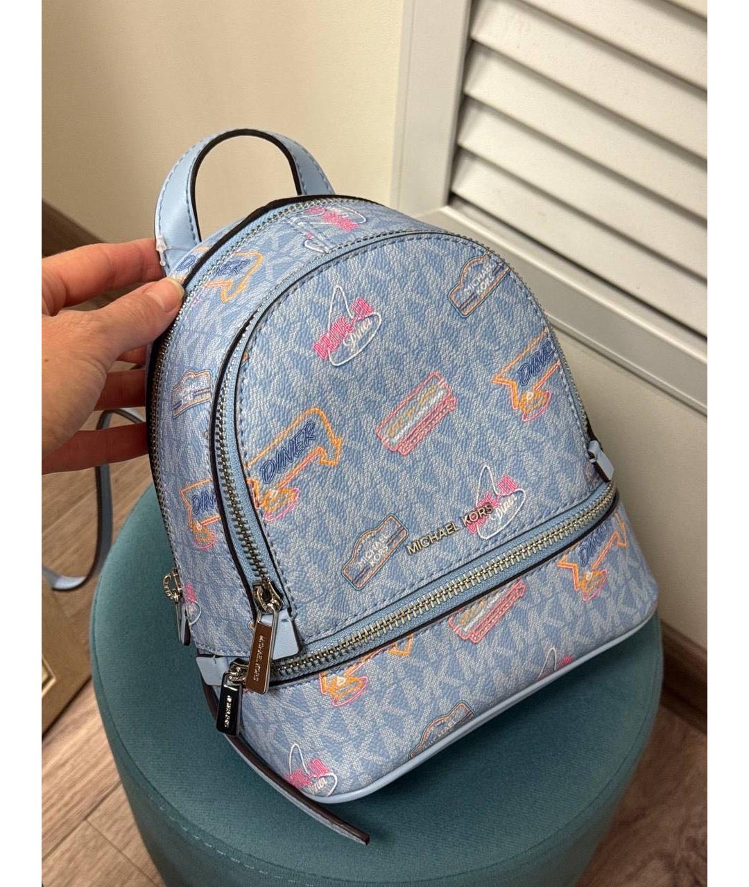 MICHAEL KORS Голубой рюкзак, фото 2
